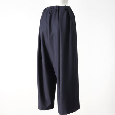 [SALE] 50%OFF　mizuiro ind T/R/W tucked high rise PT　NAVY No.6