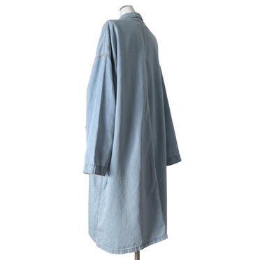 MIDIUMISOLID denim shirt coat　L.BLUE No.4