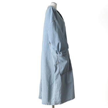 MIDIUMISOLID denim shirt coat　L.BLUE No.7