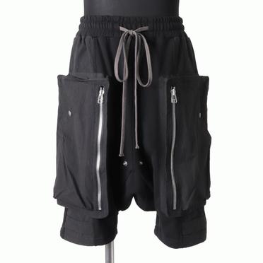 Military Sarrouel Shorts　BLACK No.1