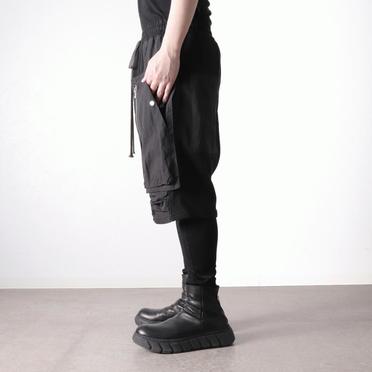 Military Sarrouel Shorts　BLACK No.17