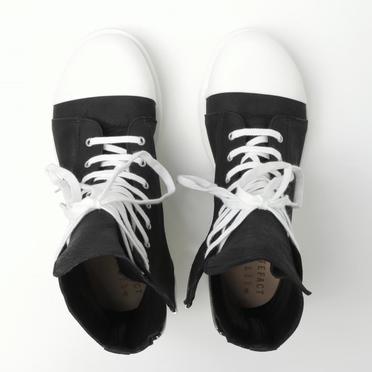 Hi-cut Sneakers　BK×WH No.16
