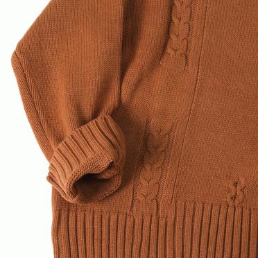 Low Gauge Knit Pullover　BROWN No.11