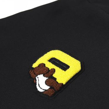 DSC / キャノンループ裏起毛ベアワッペンプルオーバー　BLACK No.11
