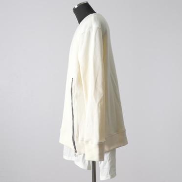 [SALE] 20%OFF　A.F ARTEFACT Layered Zip Pullover　IVORY No.3