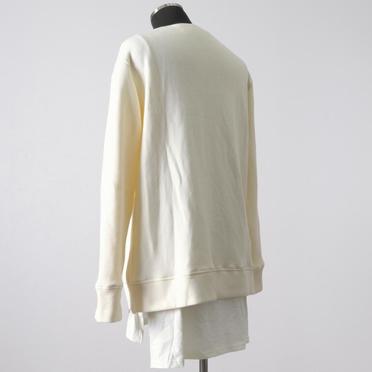 [SALE] 20%OFF　A.F ARTEFACT Layered Zip Pullover　IVORY No.4