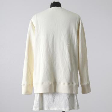 [SALE] 20%OFF　A.F ARTEFACT Layered Zip Pullover　IVORY No.5