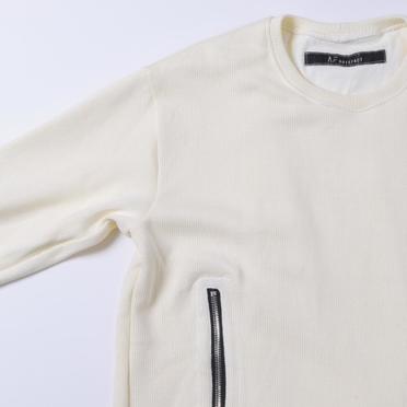 [SALE] 20%OFF　A.F ARTEFACT Layered Zip Pullover　IVORY No.7