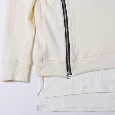 [SALE] 20%OFF　A.F ARTEFACT Layered Zip Pullover　IVORY No.9