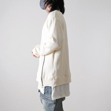 [SALE] 20%OFF　A.F ARTEFACT Layered Zip Pullover　IVORY No.15