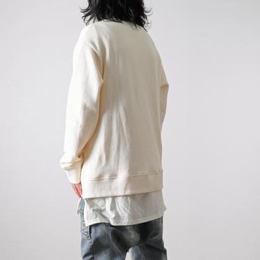 [SALE] 20%OFF　A.F ARTEFACT Layered Zip Pullover　IVORY No.16
