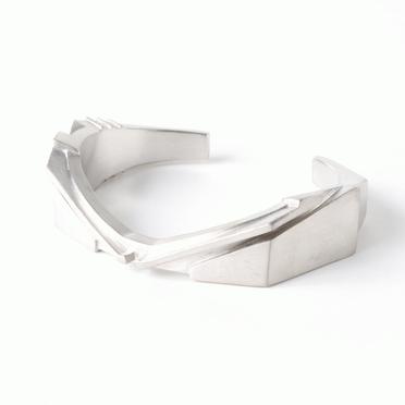 817ACU14 BRASS BRACELET　SILVER No.1