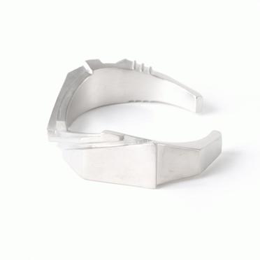 817ACU14 BRASS BRACELET　SILVER No.2