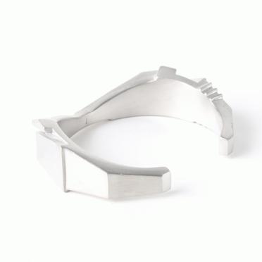 817ACU14 BRASS BRACELET　SILVER No.3
