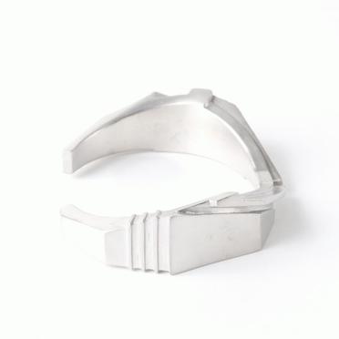 817ACU14 BRASS BRACELET　SILVER No.6
