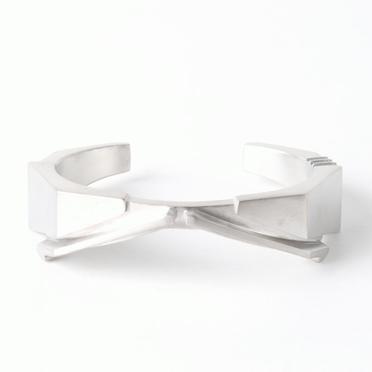 817ACU14 BRASS BRACELET　SILVER No.7