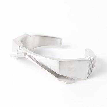 817ACU14 BRASS BRACELET　SILVER No.8