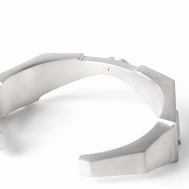 817ACU14 BRASS BRACELET　SILVER No.10