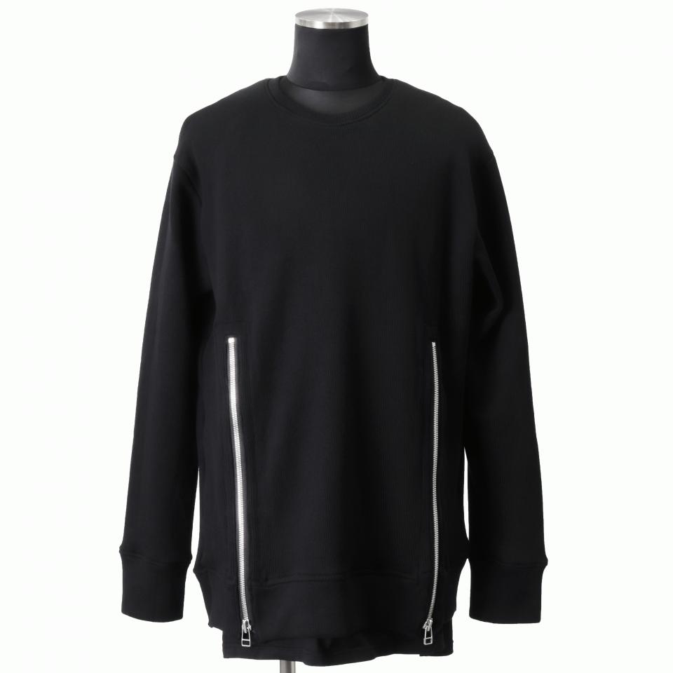[SALE] 20%OFF　A.F ARTEFACT Layered Zip Pullover　BLACK