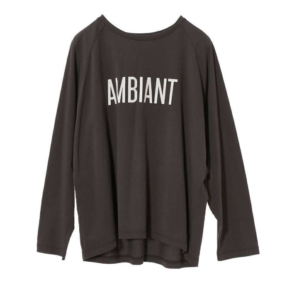 [SALE] 40%OFF　MICA&DEAL "AMBIANT"ロゴラグランT-shirts　SUMIKURO