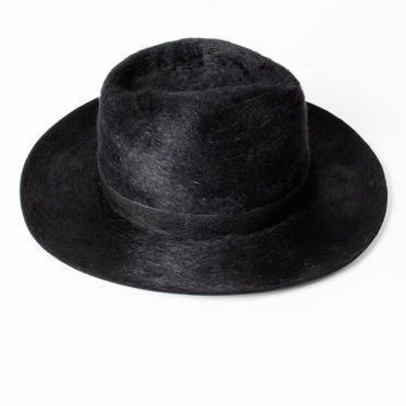 [SALE] 40%OFF　MOVE　RABBIT&LEATHER HAT　BLACK No.10