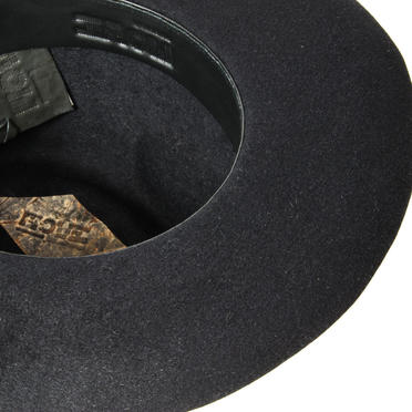 [SALE] 40%OFF　MOVE　RABBIT&LEATHER HAT　BLACK No.12