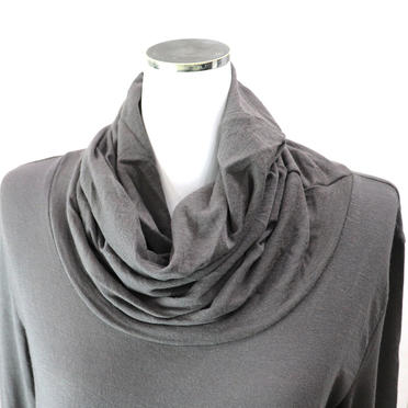 [SALE] 30%OFF　A.F ARTEFACT Twist Neck Top GREY　lady's No.7