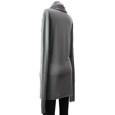 [SALE] 50%OFF　A.F ARTEFACT Twist Neck Top GREY　lady's No.4