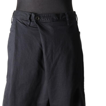 [SALE] 50%OFF　JULIUS　TUCKED CROTCH PANTS　BLACK No.7