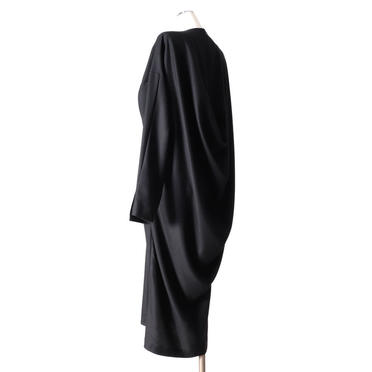 back drape one-piece　BLACK No.4