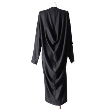 back drape one-piece　BLACK No.5