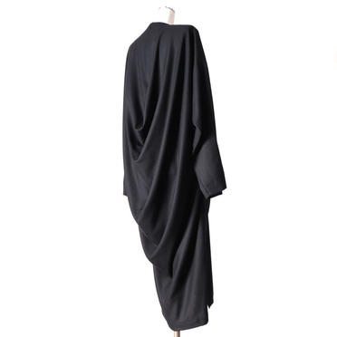 back drape one-piece　BLACK No.6