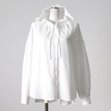 [SALE] 30%OFF　mizuiro ind hooded shirts　OFF WHITE No.1
