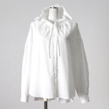 [SALE] 30%OFF　mizuiro ind　hooded shirts　OFF WHITE No.1