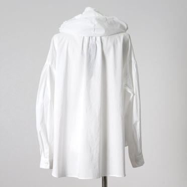 [SALE] 30%OFF　mizuiro ind hooded shirts　OFF WHITE No.5