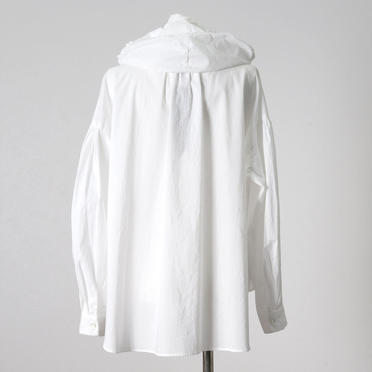 [SALE] 30%OFF　mizuiro ind　hooded shirts　OFF WHITE No.5