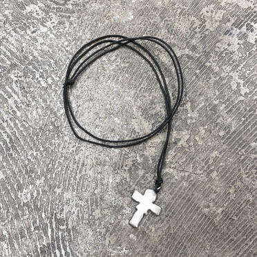 CROSS MOTIF SILVER NECKLACE No.5