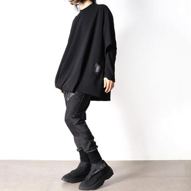 FRONT TUCKED OVER T-SHIRT　BLACK No.21