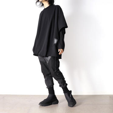 FRONT TUCKED OVER T-SHIRT　BLACK No.23