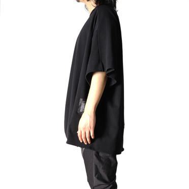 FRONT TUCKED OVER T-SHIRT　BLACK No.15