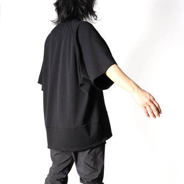 FRONT TUCKED OVER T-SHIRT　BLACK No.17