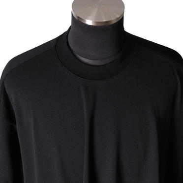 FRONT TUCKED OVER T-SHIRT　BLACK No.7