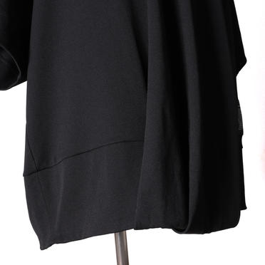 FRONT TUCKED OVER T-SHIRT　BLACK No.10
