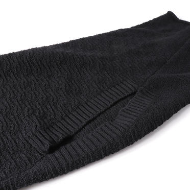 TWIST KNIT CAP　BLACK No.4