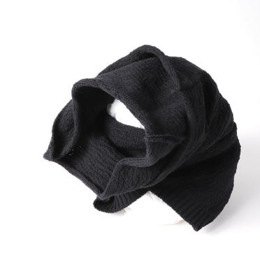 TWIST KNIT CAP　BLACK No.6