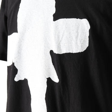 COTTON JERSEY T-SHIRT　BLACK No.8