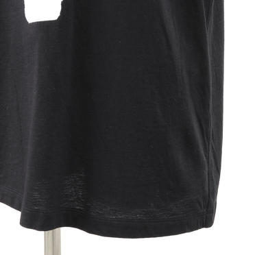 COTTON JERSEY T-SHIRT　BLACK No.9