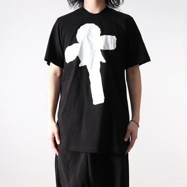 COTTON JERSEY T-SHIRT　BLACK No.11