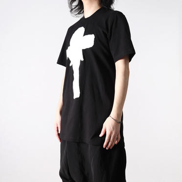 COTTON JERSEY T-SHIRT　BLACK No.12