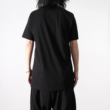 COTTON JERSEY T-SHIRT　BLACK No.13